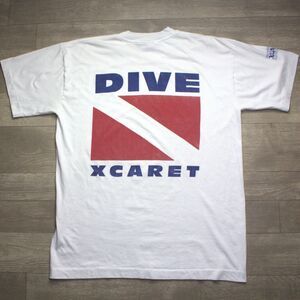 Vintage Dive X Caret Mexico T Shirt Size XL Adult Unisex Graphic Mexico